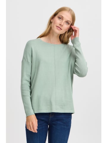 Fransa Strickpullover FRLISO PU 1 20614264 modischer Langarmpullover in Grün