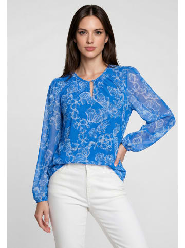 Usha Women Blouse in blue