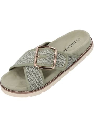palado Pantoletten in moss green