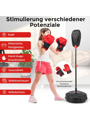 COSTWAY Punchingball ab 5 Jahren in Schwarz