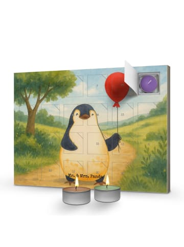 Mr. & Mrs. Panda adventskalender duftkerzen Pinguin Luftballon D... in Weiß