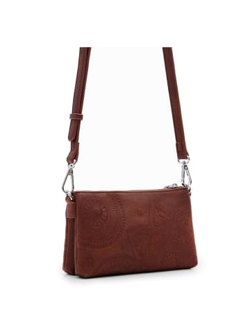 Desigual Dejavu Dortmund Baby - Umhängetasche 20 cm (schwarz) in camel