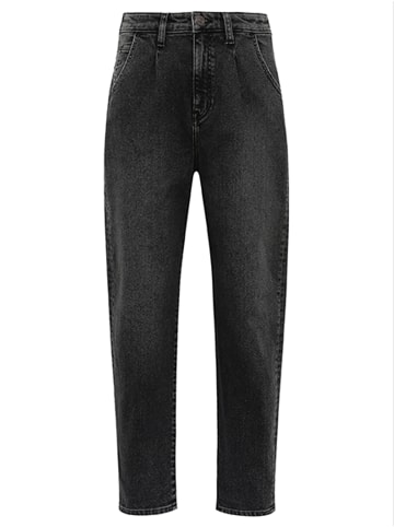 Mavi Jeans Jeans High-Rise Pleated Baggy Dunkle Waschung in Dunkelgrau