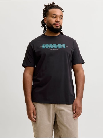 JACK & JONES PLUS T-shirt in Black