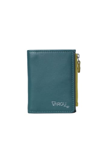VARGU Echtleder Geldbörse SINE 1 in teal green - sage green