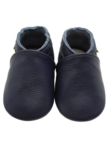 Yalion Baby Krabbelschuhe aus Leder, weiche Lauflernschuhe mit rutschfester Sohle