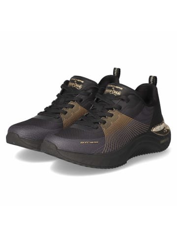 Skechers Schnürhalbschuh in schwarz-kombi