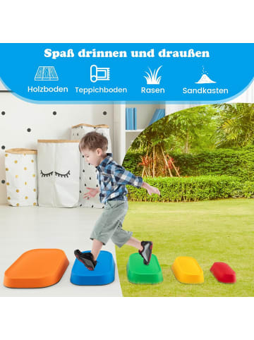 COSTWAY Balanciersteine für Kinder 5 tlg. in Bunt