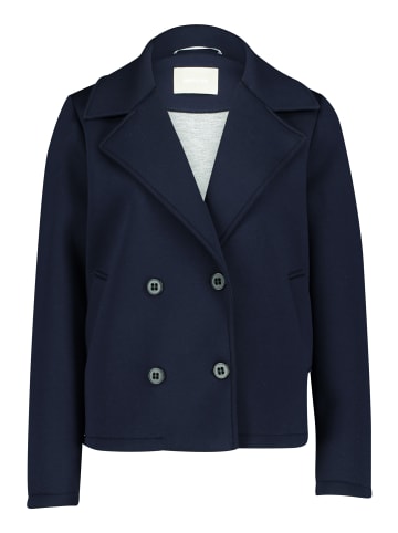 AMBER & JUNE Blazer-Jacke mit Reverskragen in Dunkelblau