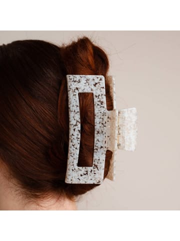 Claide Haarspangen und -clips Amalia  in  Weiß, Beige