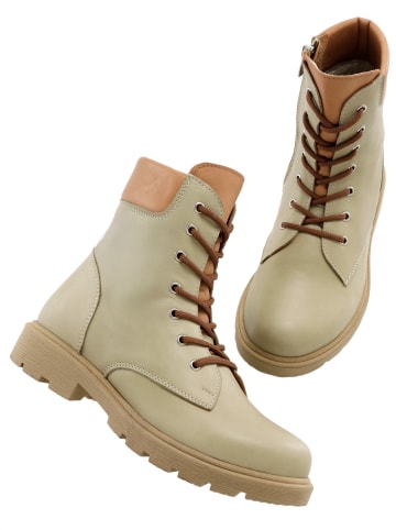 Andrea Conti Schnürstiefelette in avocado