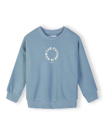 Minoti 2-tlg Shirt & Hose 29FLEECE267 in rauchblau