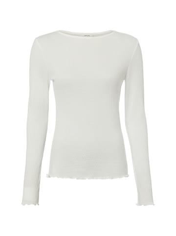 OPUS Langarmshirt Suzzo in ecru