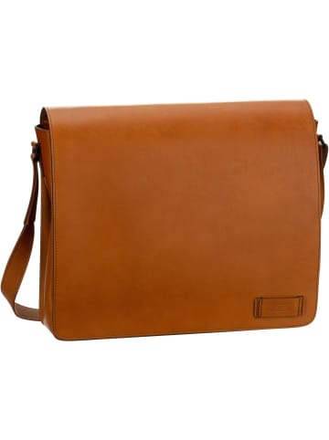 Jost Umhängetasche Futura Shoulder Bag Flap M in Cognac