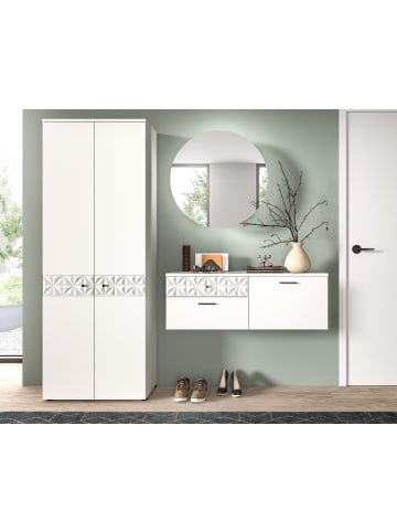 xonox.home Garderobenkombination (B/H/T 195x192x34 cm) in weiß