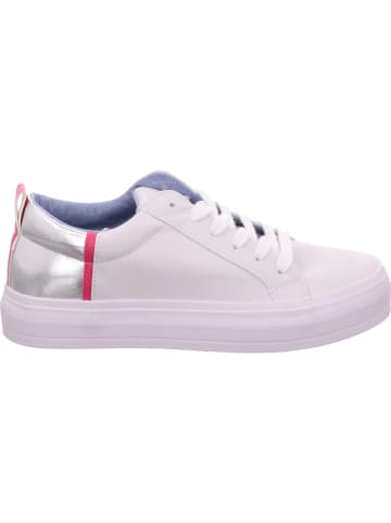 Canadians Schnürhalbschuh in weiß