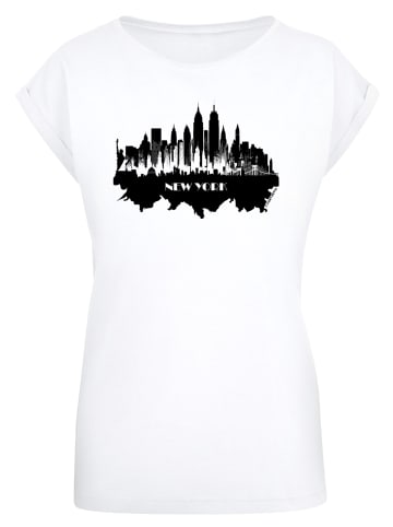 F4NT4STIC T-Shirt Cities Collection - New York skyline in weiß