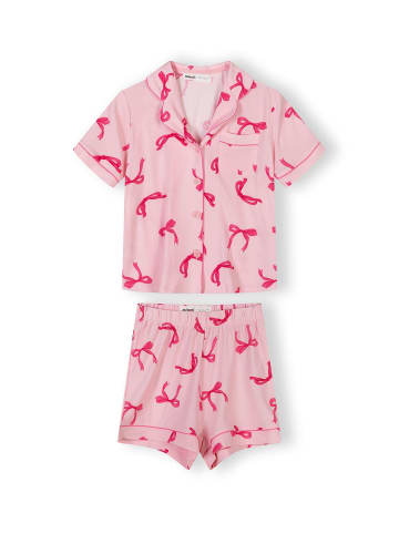 Minoti 2-er Pack Pyjama 30PJ156 in hellpink