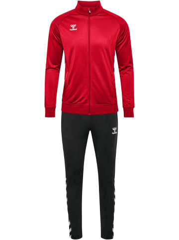 Hummel Reißverschluss Anzug Playful Tracksuit Erwachsene in TRUE RED