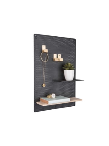 Present Time Notiztafel in schwarz