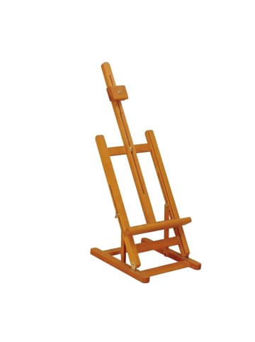 relaxdays Tischstaffelei in Natur - (B)29 x (H)98 x (T)32 cm