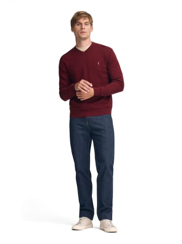 Polo Club Pullover in Granat