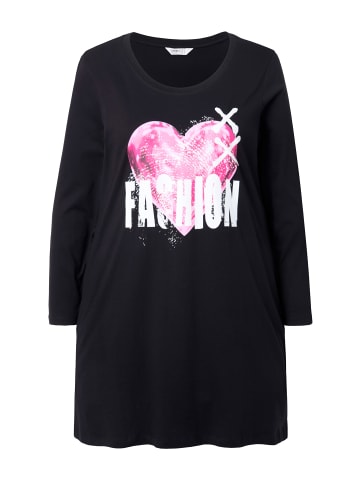 Angel of Style Longshirt in schwarz