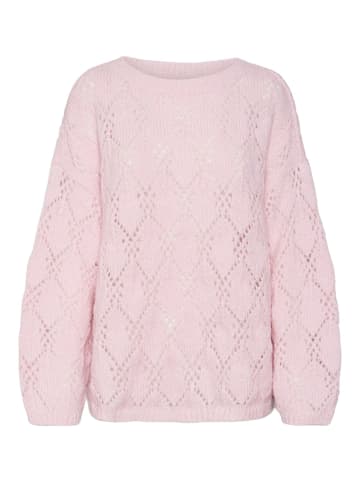 Vero Moda Strickpullover in Rose Shadow