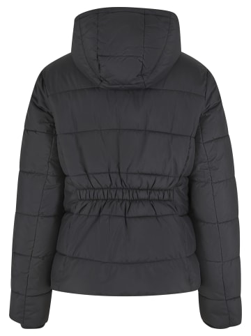 Urban Classics Urban Classics Ladies Short Puffer Jacket With Hood in black