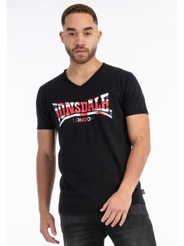 Lonsdale T-Shirt "Stanydale" in Schwarz