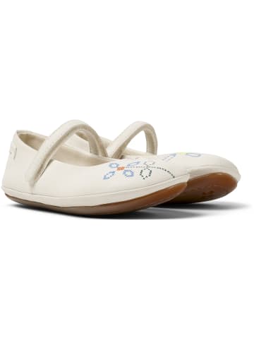 Camper Ballerinas " Right " in Weiß Natural 1