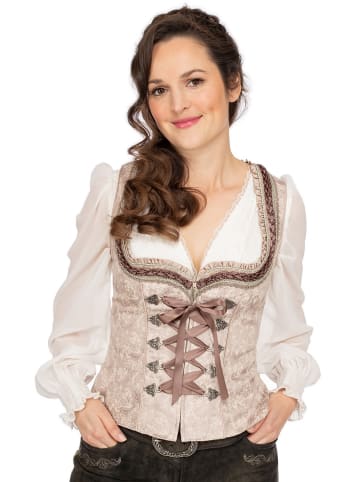 Krüger Dirndl Mieder 114565 in beige