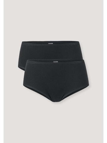 Hessnatur Panty Regular Cut 2er-Set in schwarz