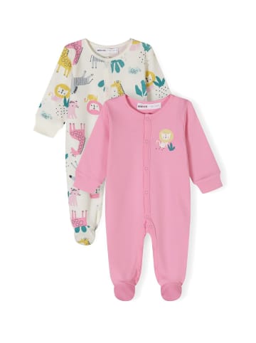 Minoti 2er. Set: Strampler 24babypack20 in mauve