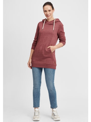 Oxmo Hoodie OXVicky Sweat Pile Hoodie Long in Rot