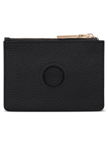 Lazarotti Bologna Leather Schlüsseletui Leder 11,5 cm mit Air Tag Fach in black