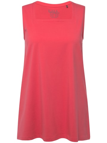 Ulla Popken Longshirt in dunkel koralle