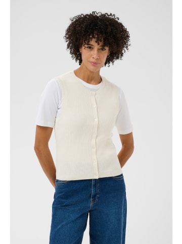 PART TWO Strickweste GemmaPW Feminine Form in Whisper White