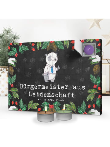 Mr. & Mrs. Panda Duftkerzen Adventskalender Bürgermeister Leiden... in Kreidetafel