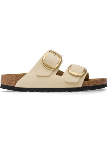 Birkenstock Sandale Arizona Big Buckle Nubuck Leather in Beige