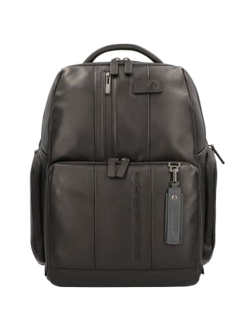 Piquadro Urban Rucksack RFID Leder 44 cm Laptopfach in black