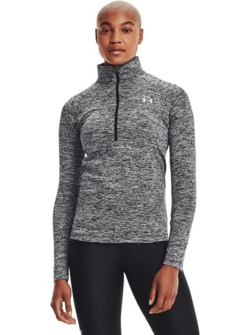 Under Armour Longsleeve "UA Tech Twist mit ½-Zip" in Schwarz