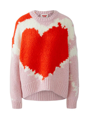 Oui Pullover in rose red
