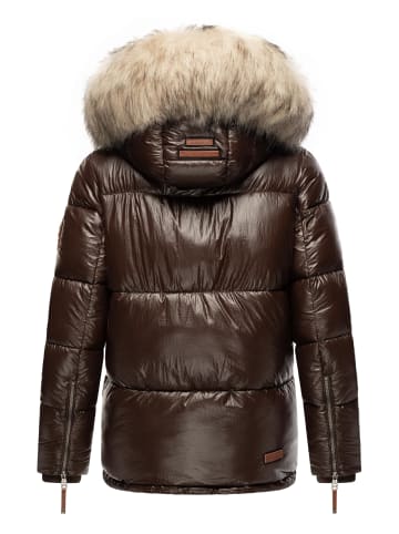 Navahoo Winterjacke Tikunaa in Dark Choco