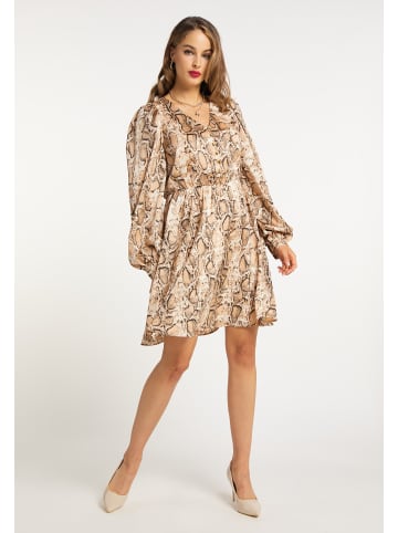 faina Kleid Mit Snakeprint in Schlange