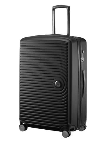 Hauptstadtkoffer Mitte - Kofferset 3 Trolleys Erweiterung Hartschale Gepäck-Set in Schwarz