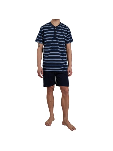 CECEBA Pyjama in Blau/Weiß