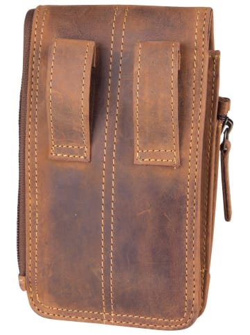 Greenburry Gürteltasche Vintage 326M RV-Gürteltasche XL in Sattelbraun