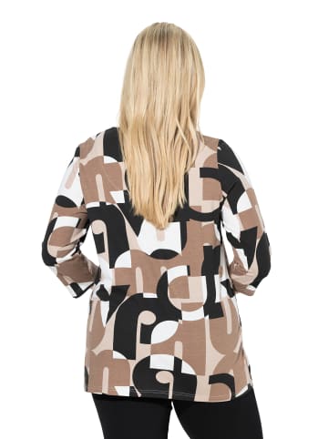 Ulla Popken Shirt in helles nougat