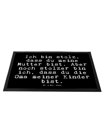 Mr. & Mrs. Panda Schmutzmatte Ich bin stolz, dass... mit Spruch in Schwarz